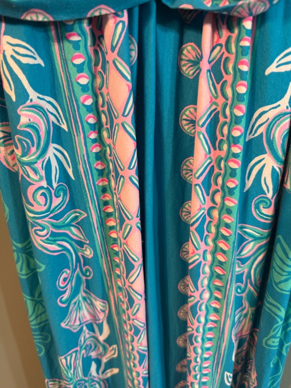 Lilly Pulitzer Pink and teal maxi - Picture 4 of 7